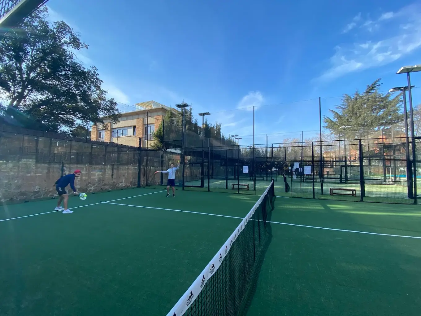 Nick Club Padel in Barcelona outdoor courts