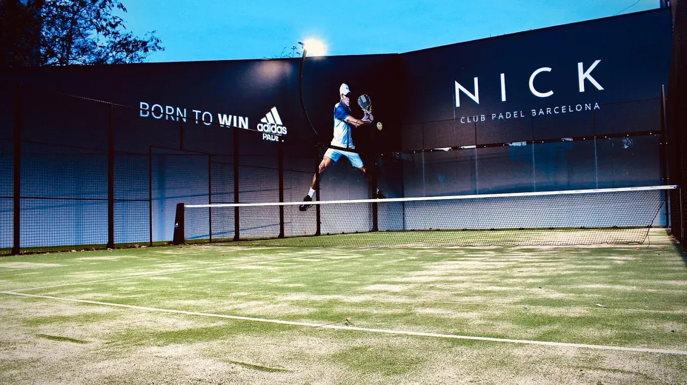 Nick Club Padel in Barcelona empty court