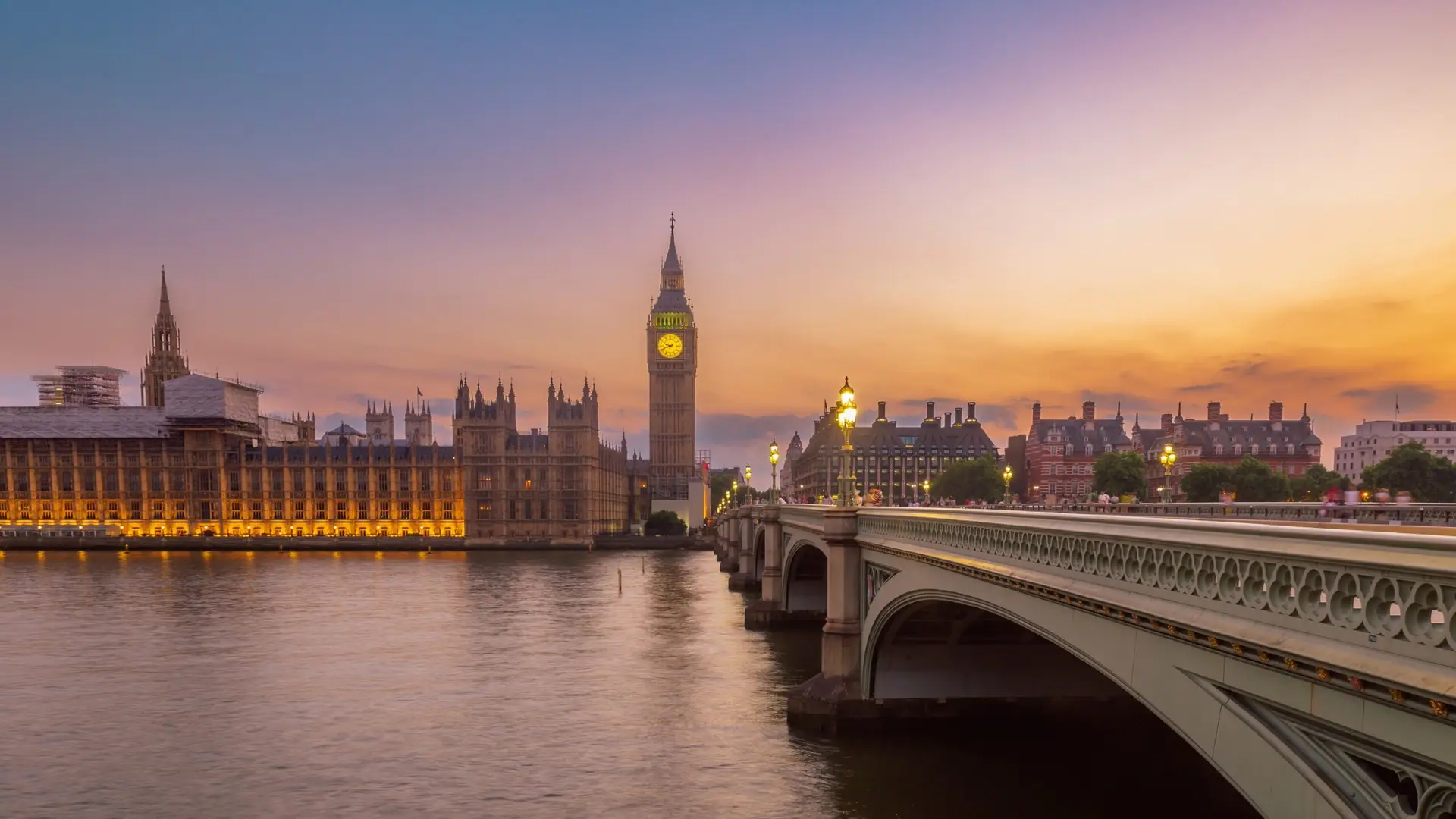 London landscape shot, including Big Ben