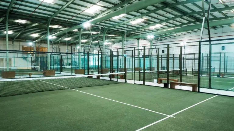 Padel courts at The Lob Dubai