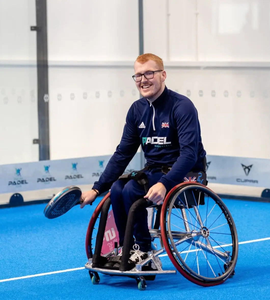 Louis Telford on court