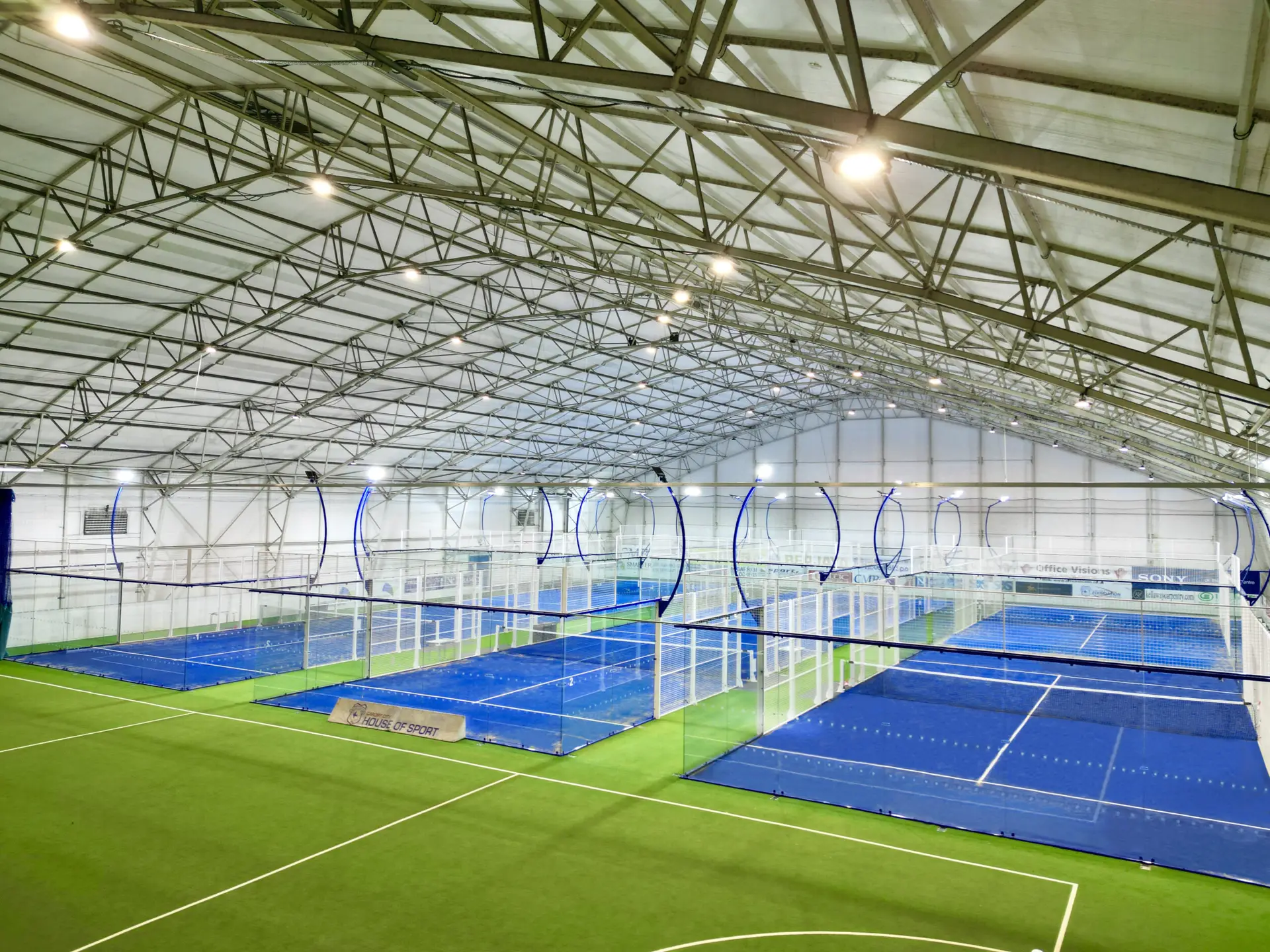 House Of Sport six padel courts in Cardiff