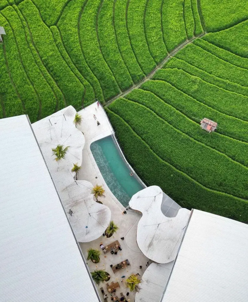 Bali Padel Academy ariel shot