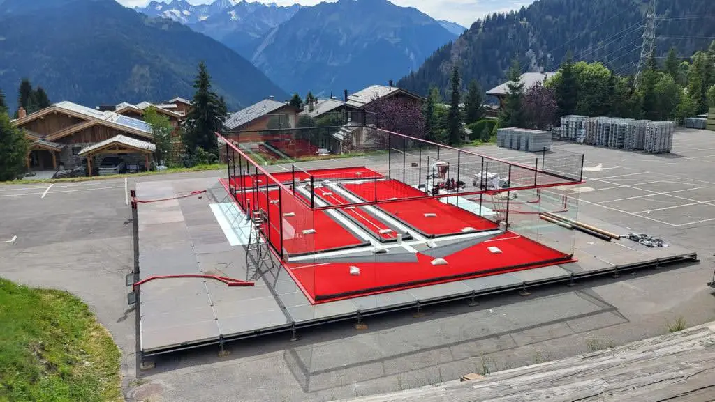 Total Padel Court in Verbier Austria