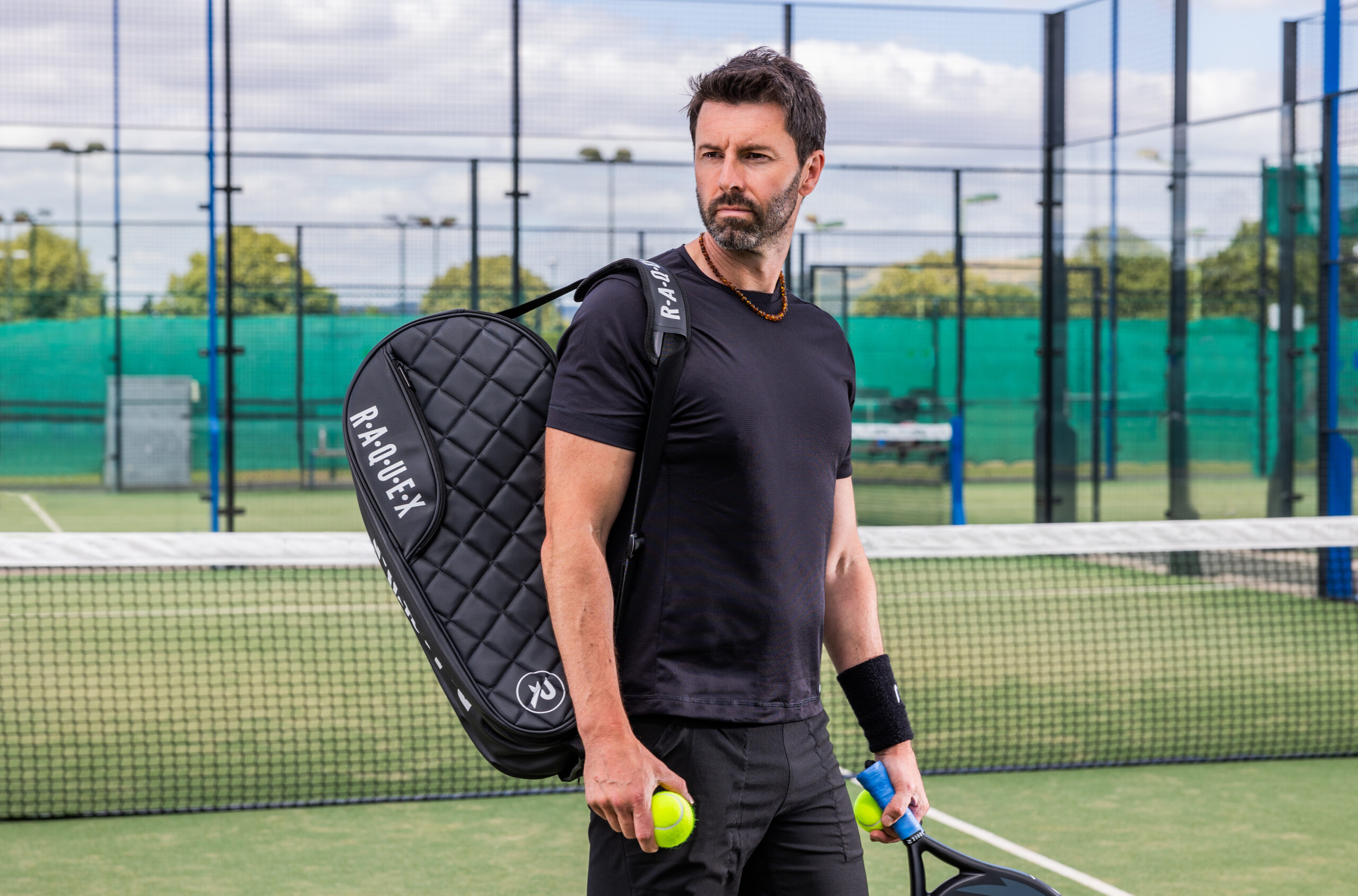 Raquex player on court