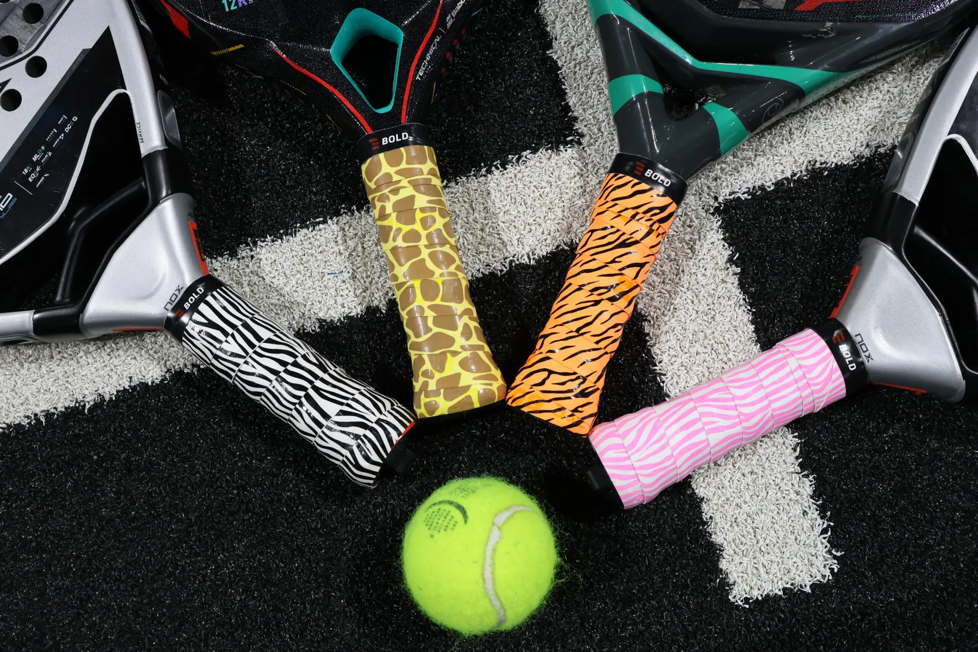 Bold Padel Animal Skin Grips