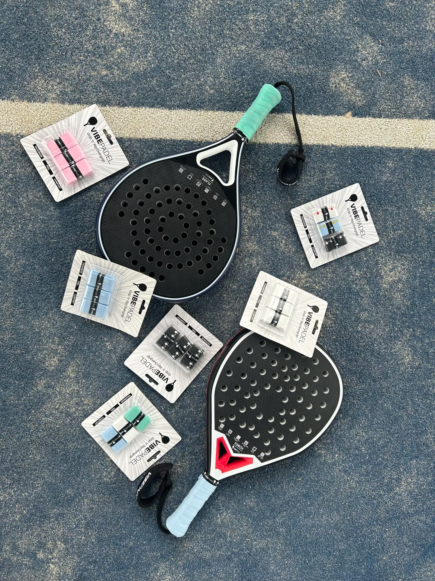 VIBEPadel gear on court