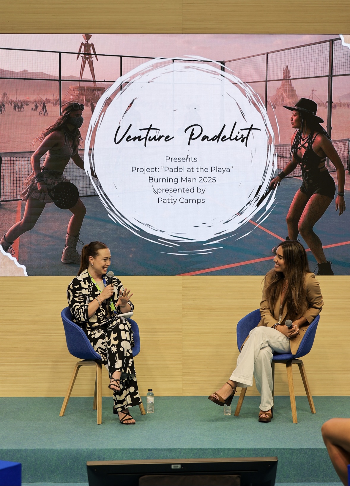 Patty Venture Padelist at conference