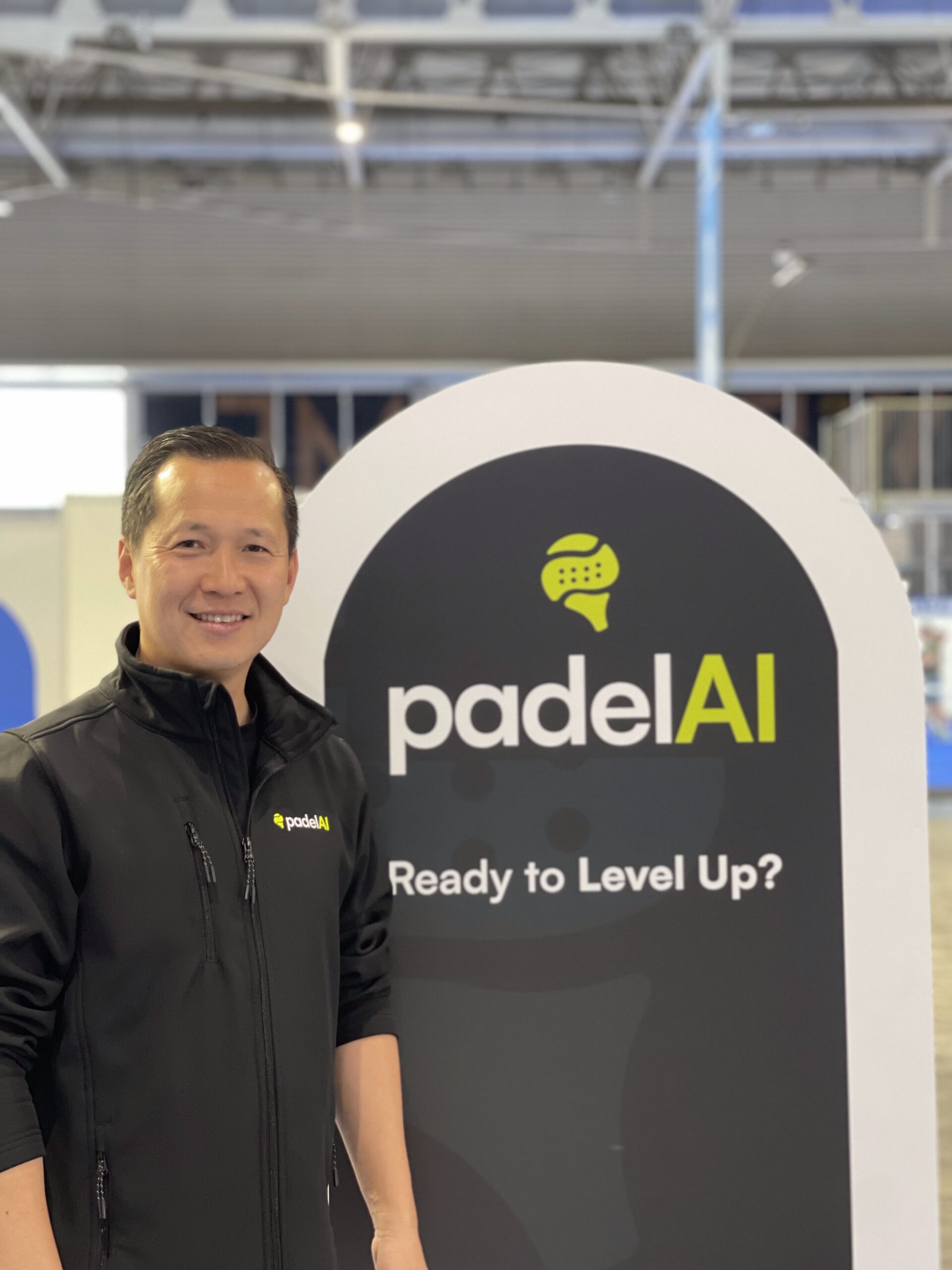 PadelAI founder, Mike Chang