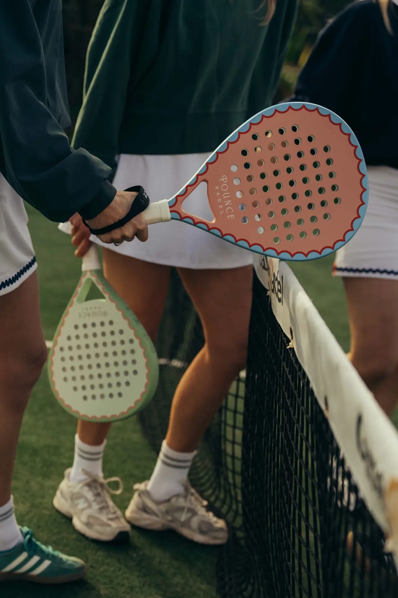 Pounce Padel Rackets on court