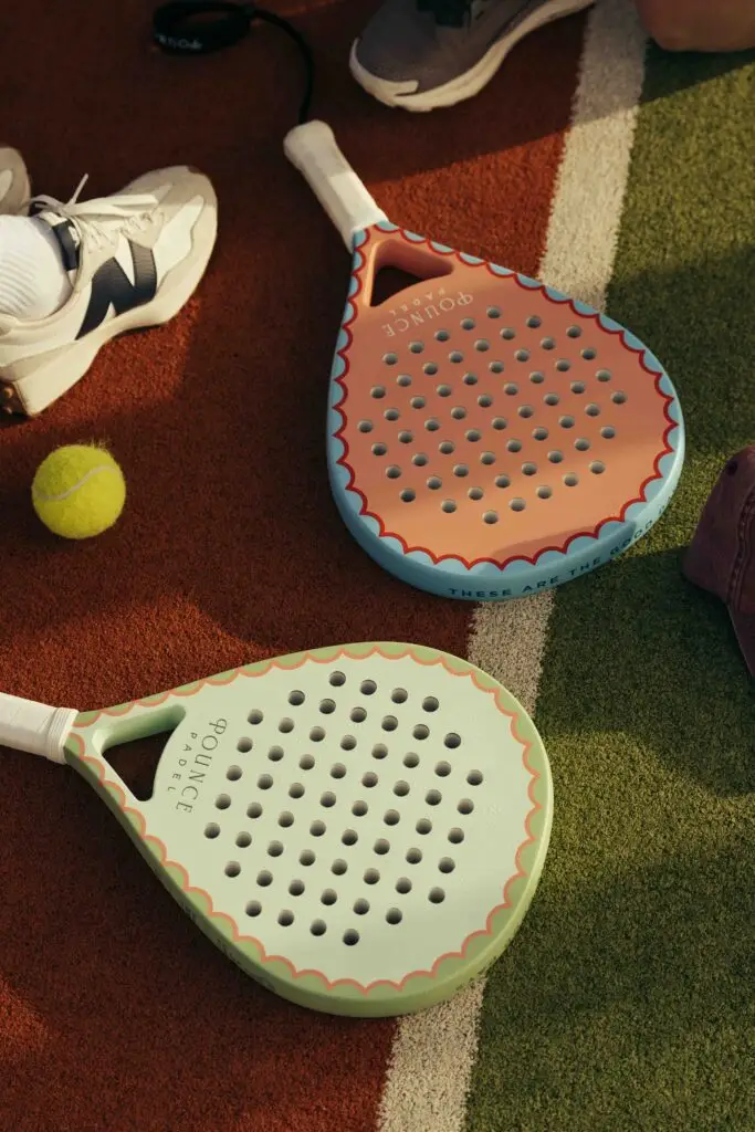 Pounce Padel Rackets on court