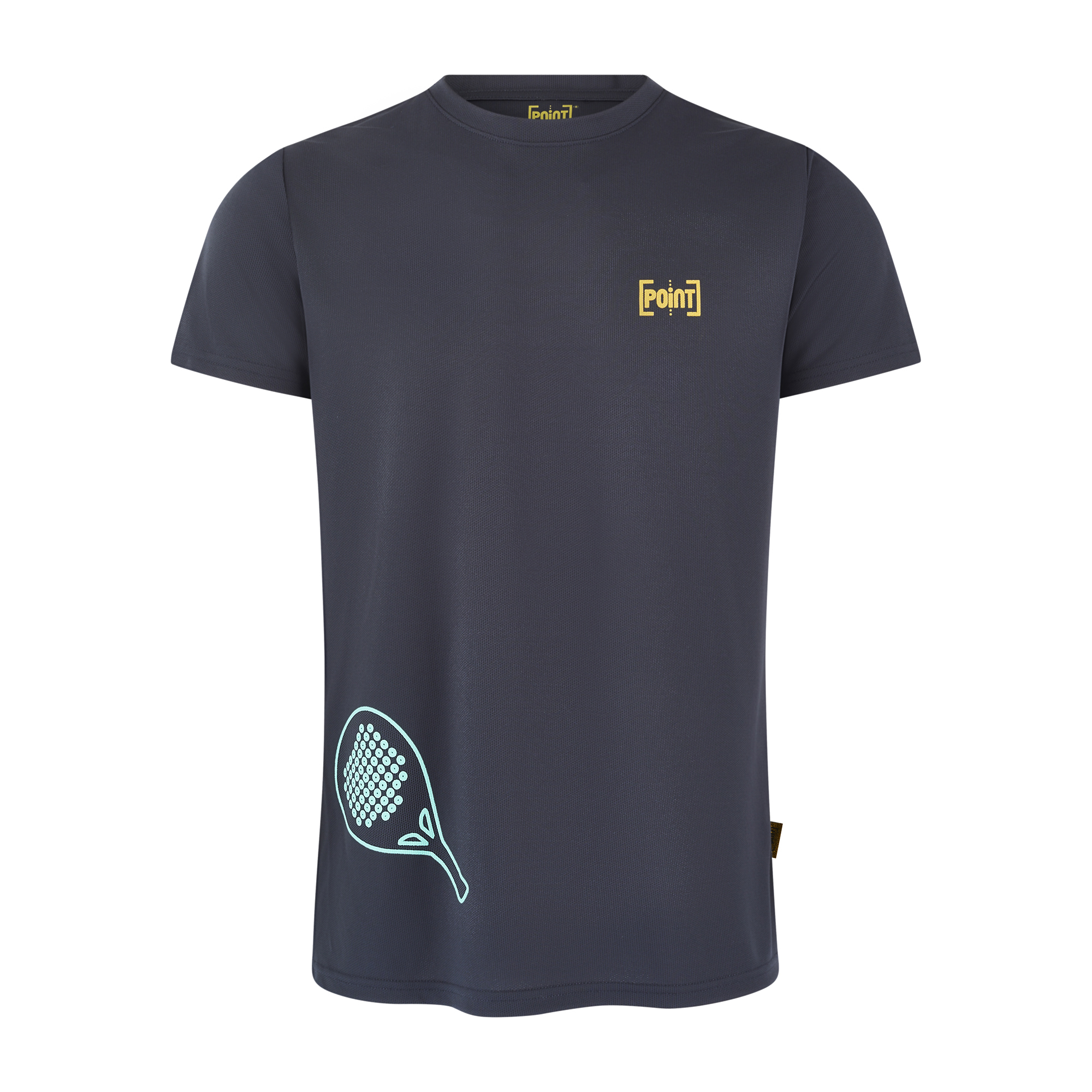 Point Clothing racket front