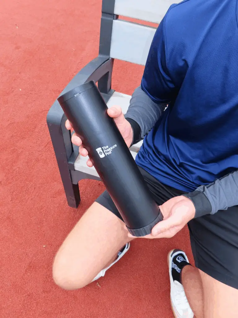 The Pressure Pod product on court