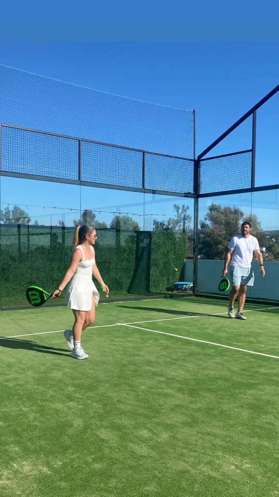 Harbour & Court pair on padel court