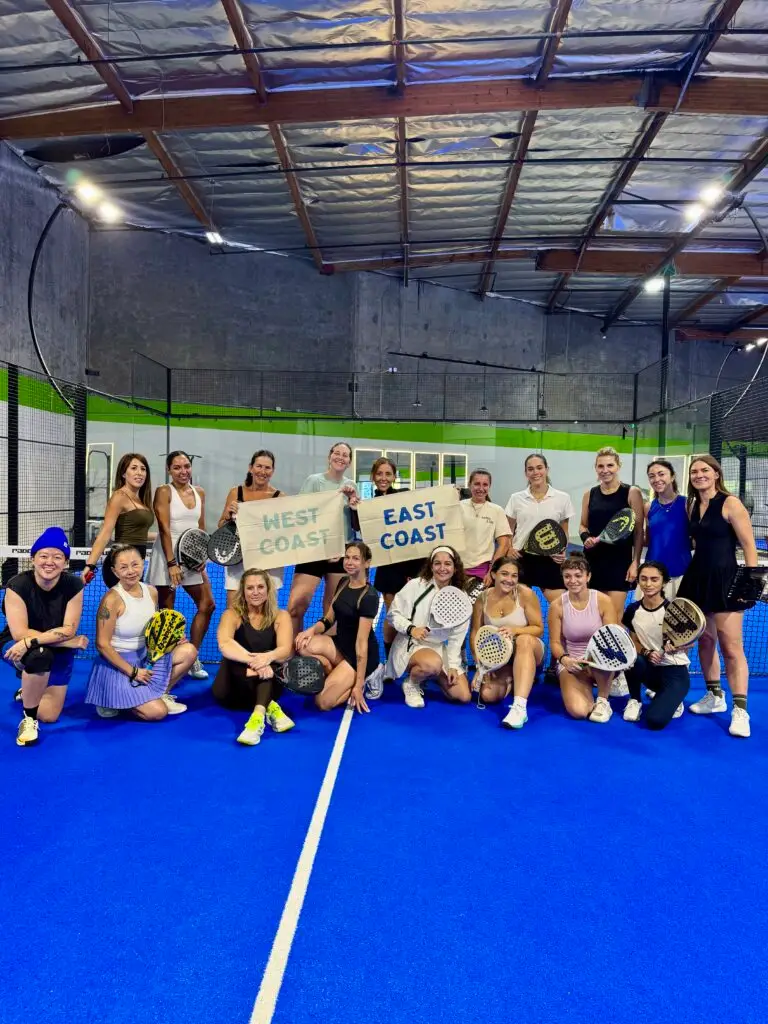 Harbour & Court group photo on padel court