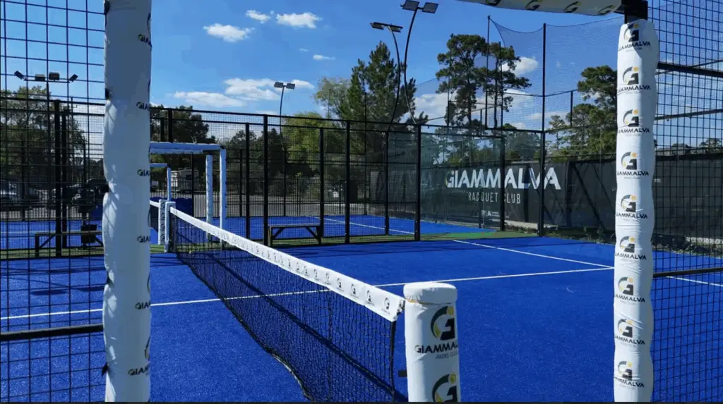 Giammalva padel court by net