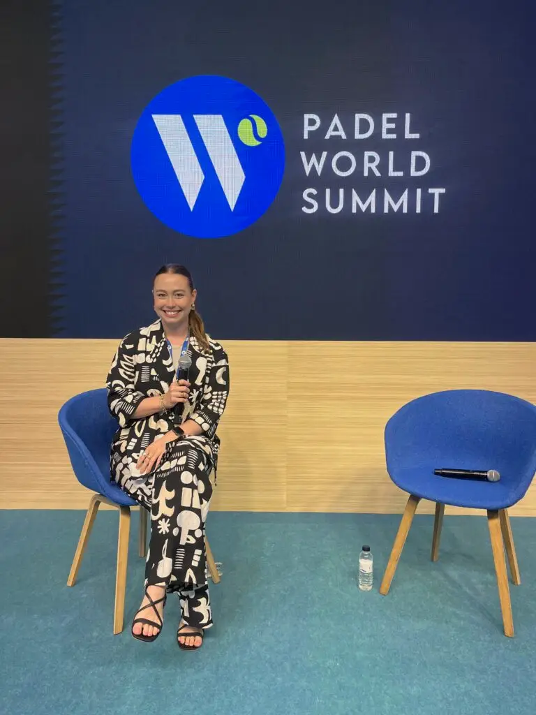 Emily Kilner at World Padel Summit