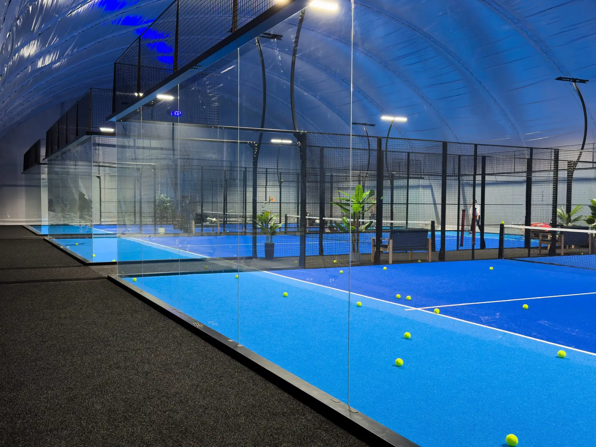 indoor padel court
