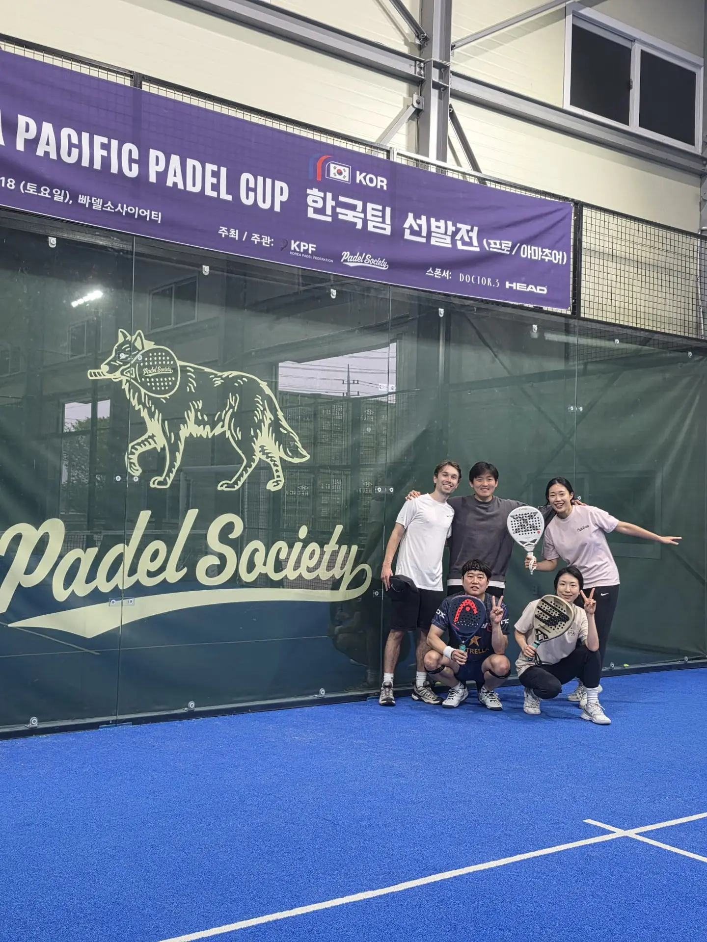 Padel Society, with club founders and World Padel Network founder Jamie Rowe