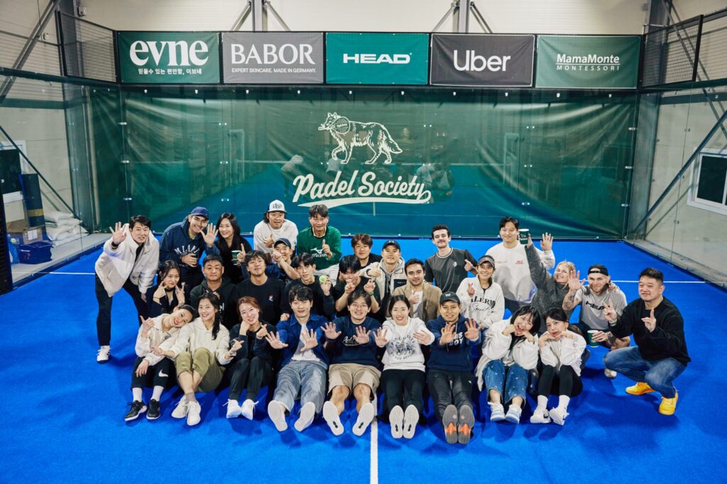 Community at Padel Society, padel club in South korea