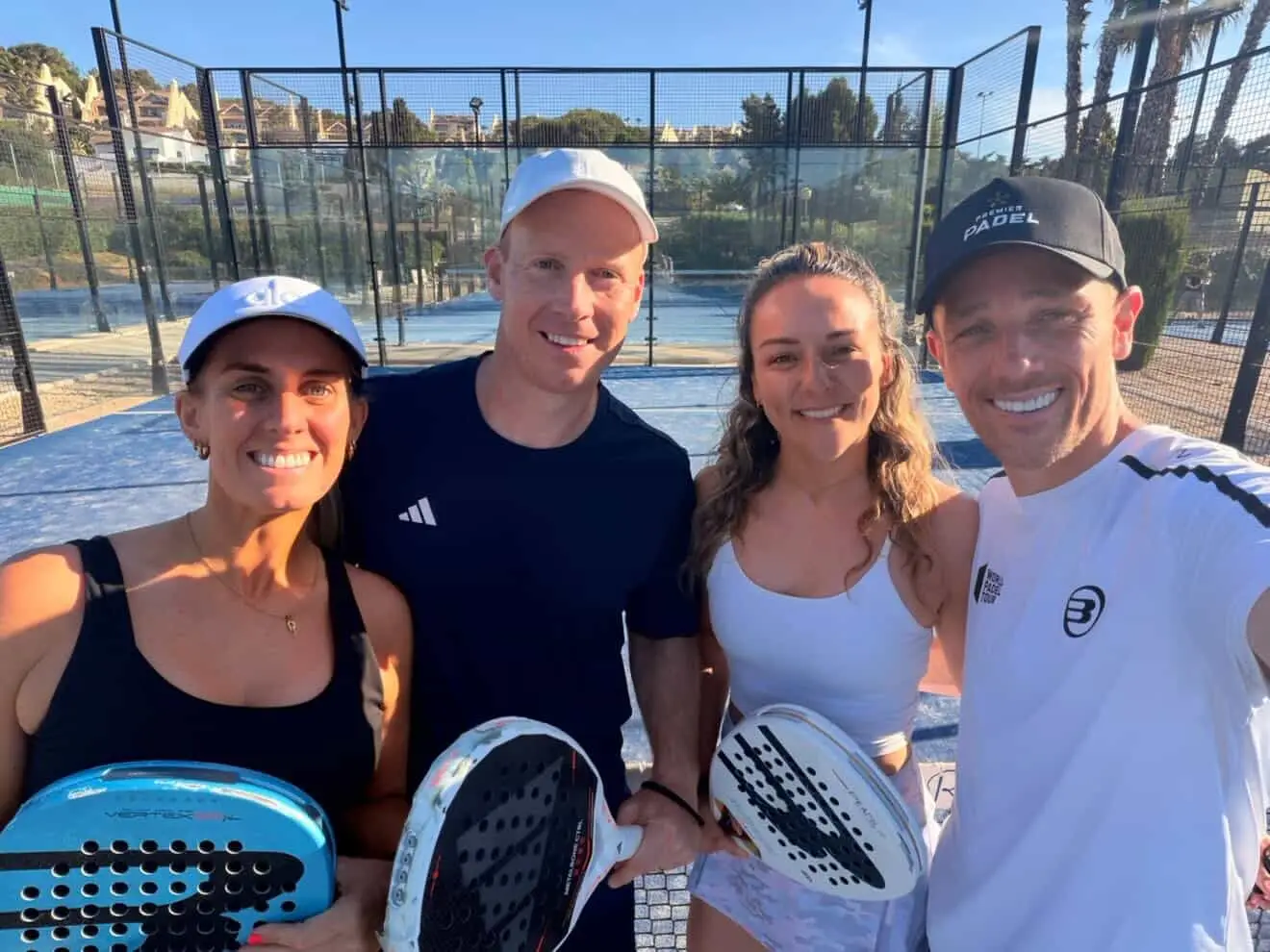 The Padel Fam on court