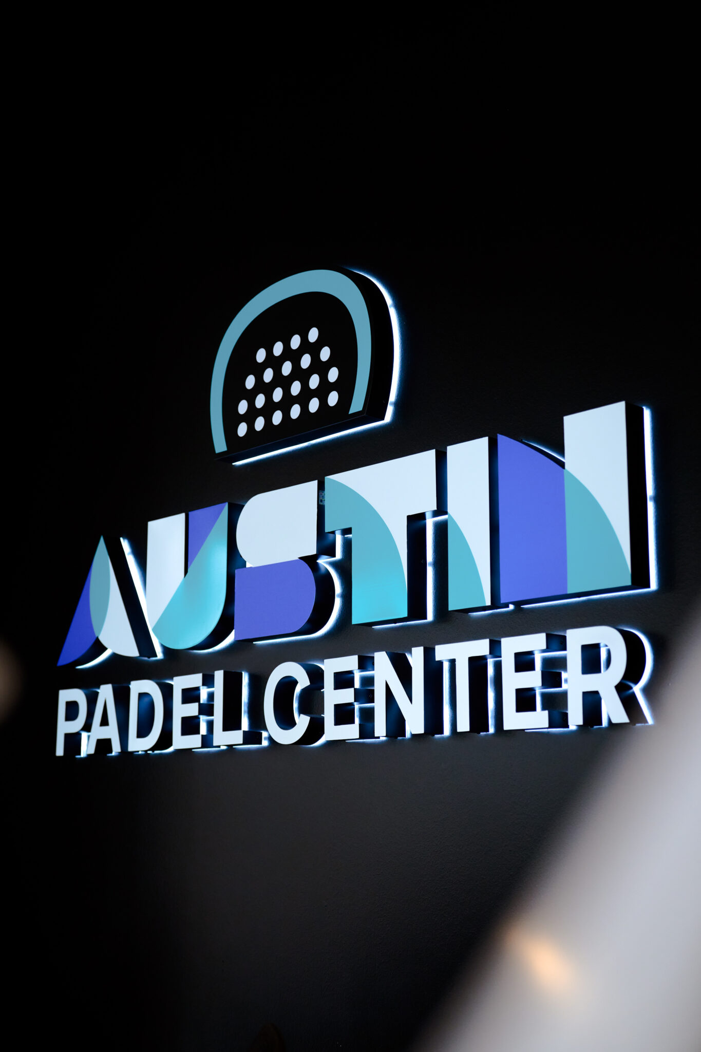 Austin Padel Center sign