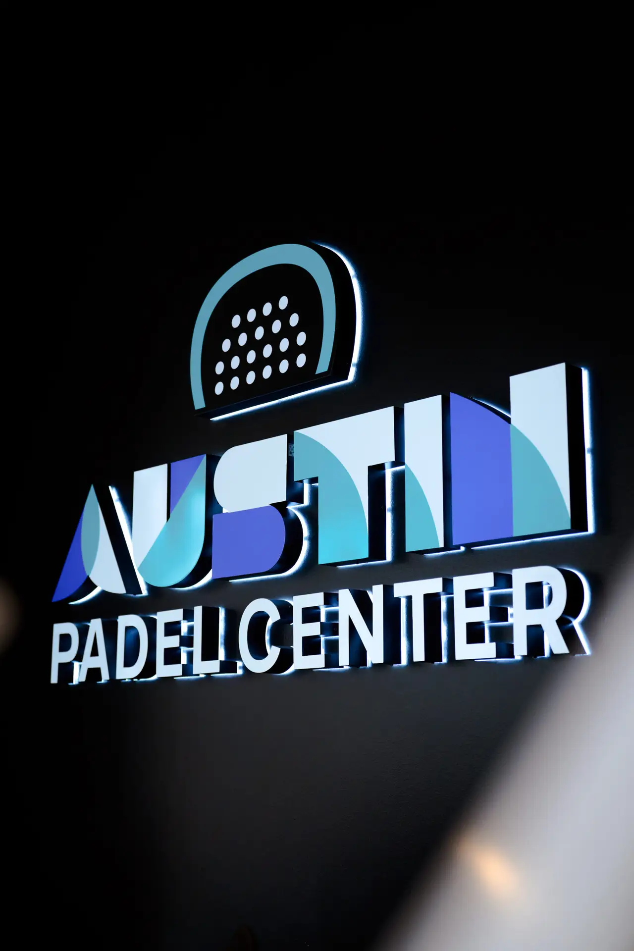Austin Padel Center sign
