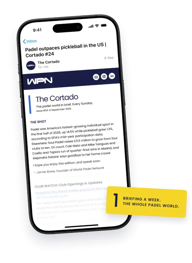 Issue #24 of The Cortado open in an email app on a phone